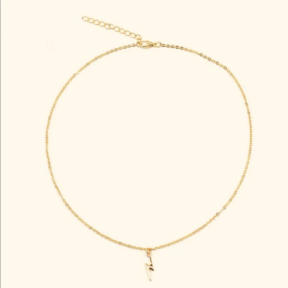Lightning bolt pendant necklace - Picture 3 of 4